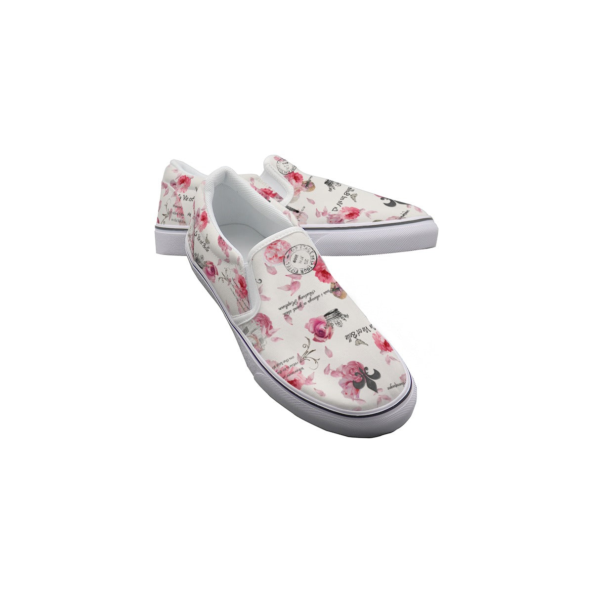 Paris in Spring Slip On Sneakers