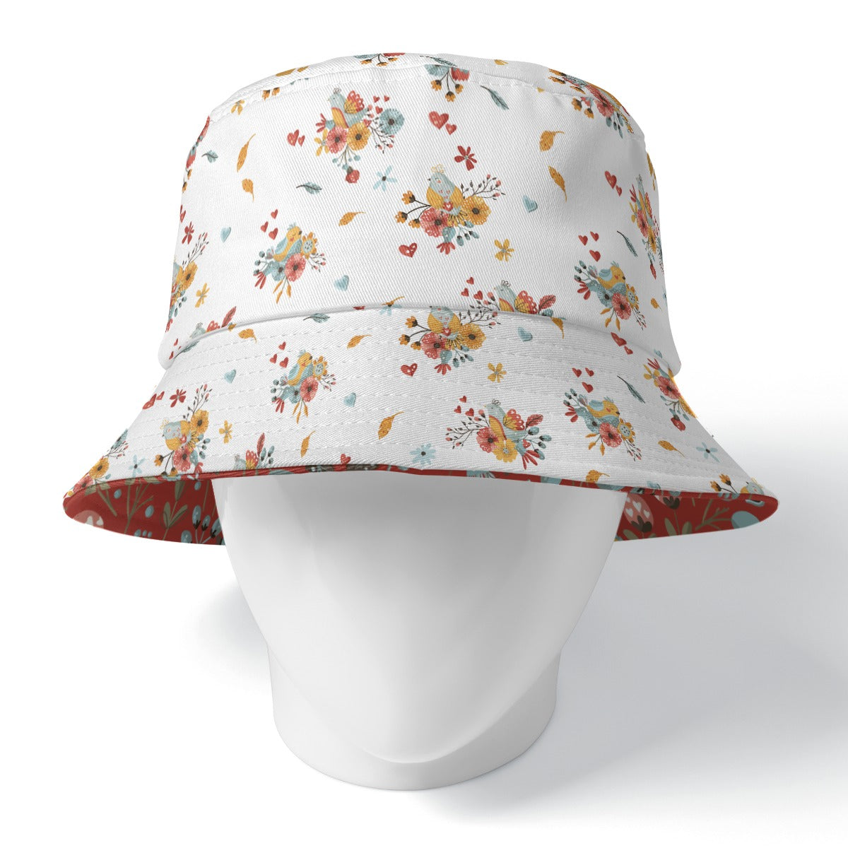 Scandi Print Reversible Bucket Hat