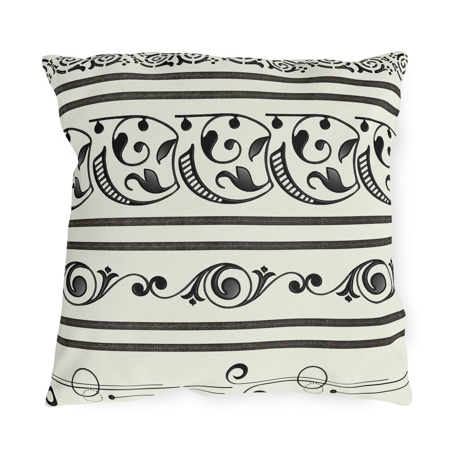 Graphic Stripe Outdoor Pillows