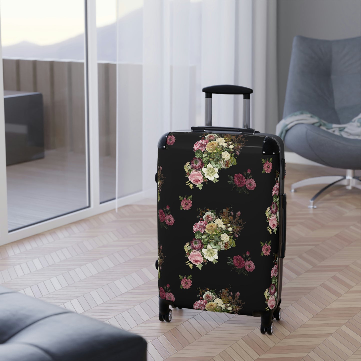 Winter Rose Suitcases