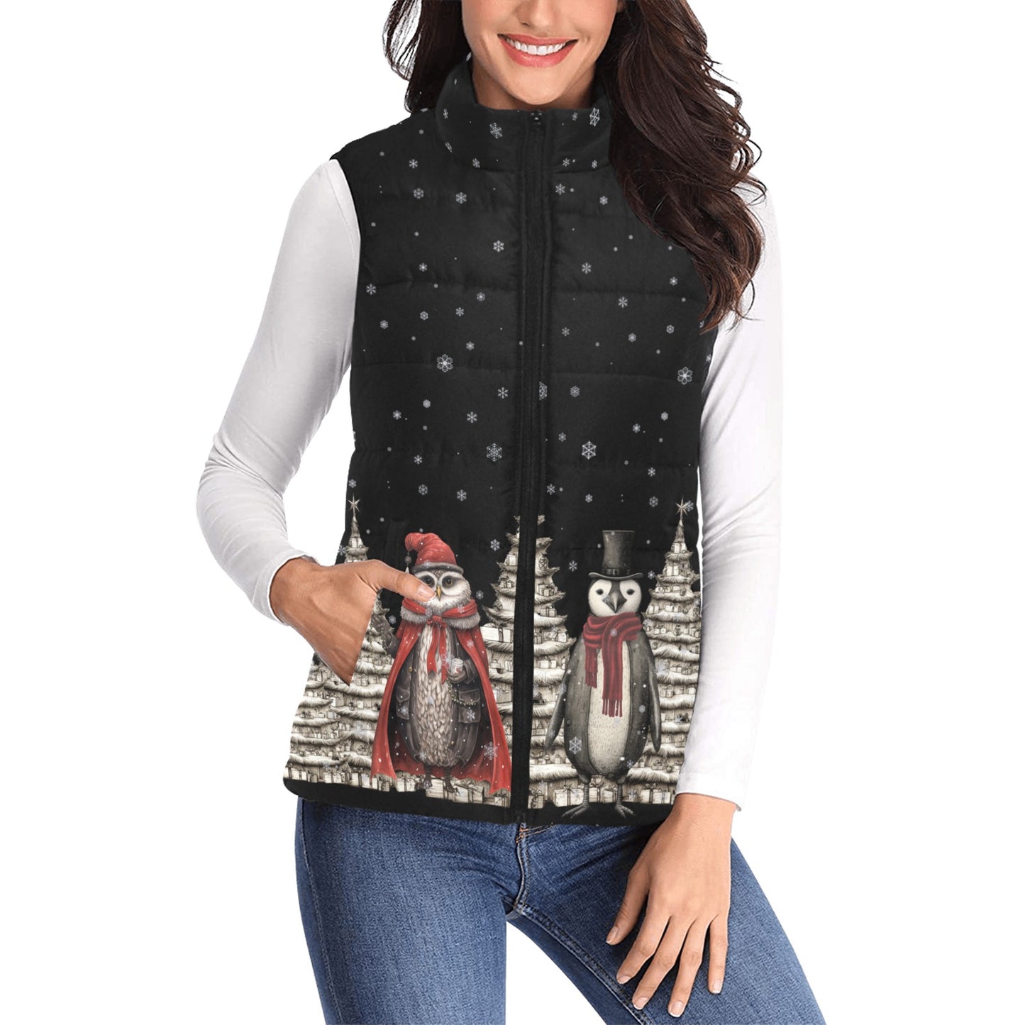 Mischievous Munchkins Women's Quilted Vest