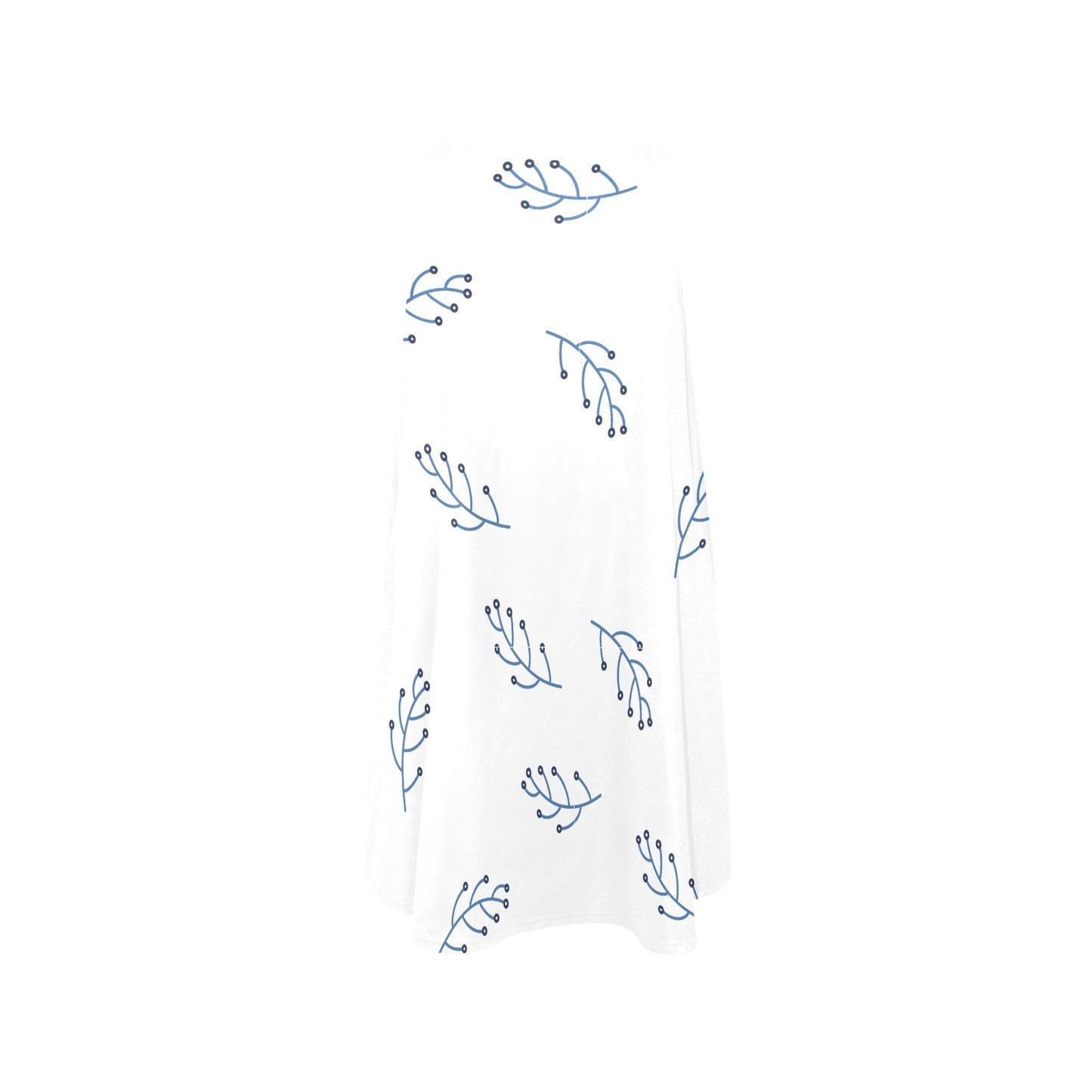 Blue Branch Swing Dress