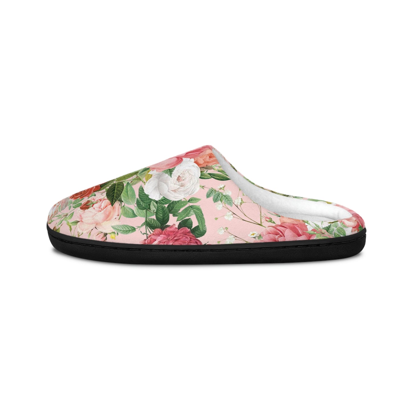 Vintage Peach Floral Women's Slippers