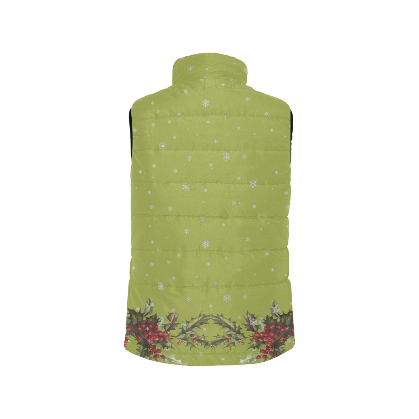 Peeking Santa Women's Quilted Vest