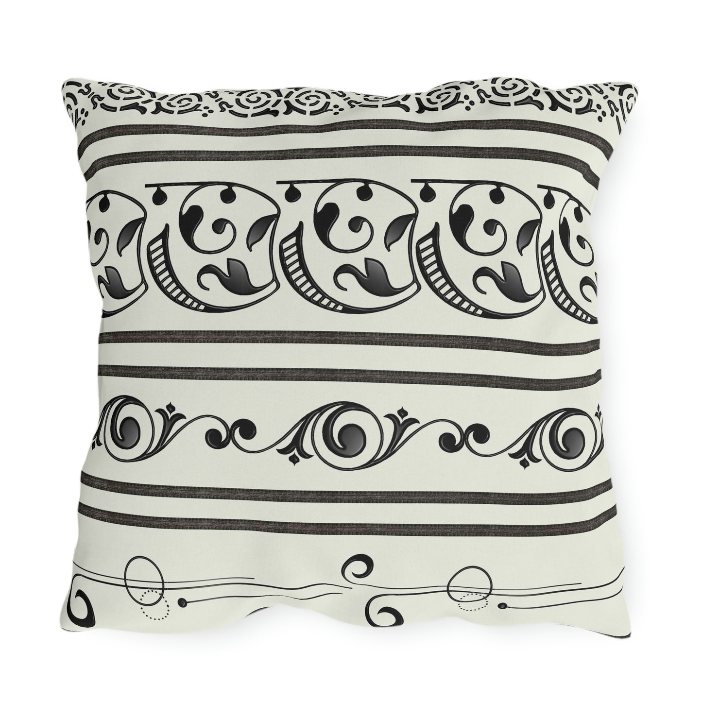 Graphic Stripe Outdoor Pillows