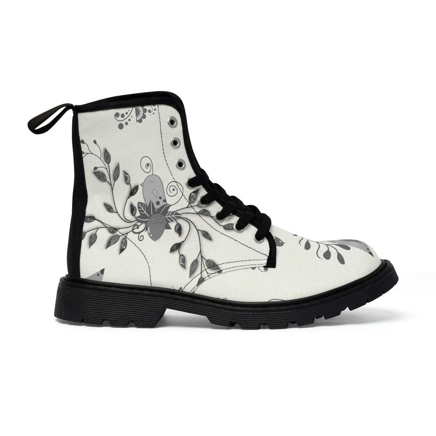 Scandi Birds Canvas Boot