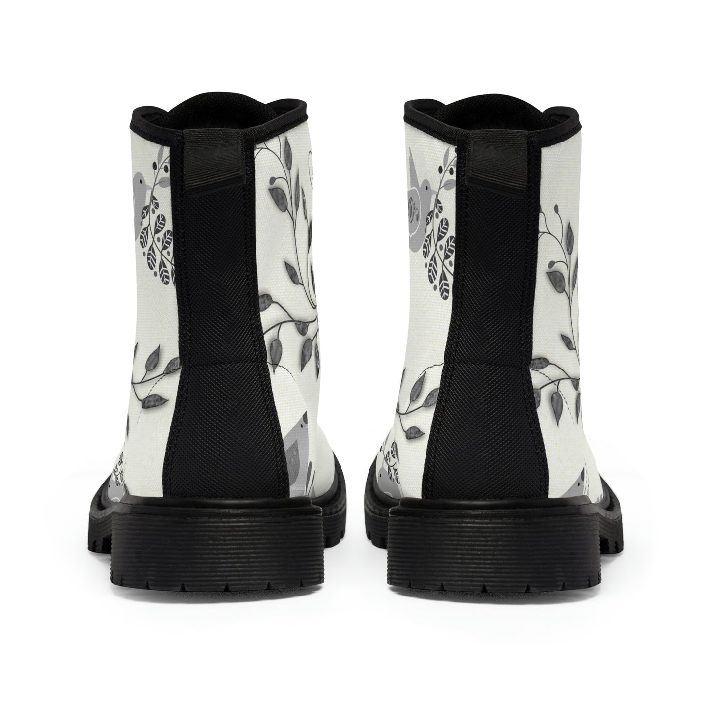 Scandi Birds Canvas Boot