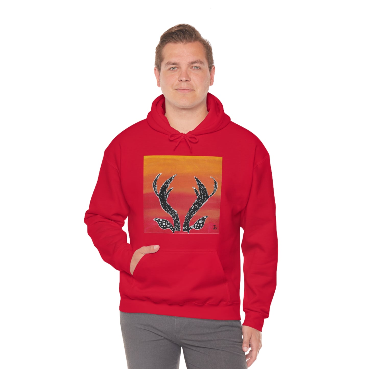 Antlers Hooded Sweatshirt