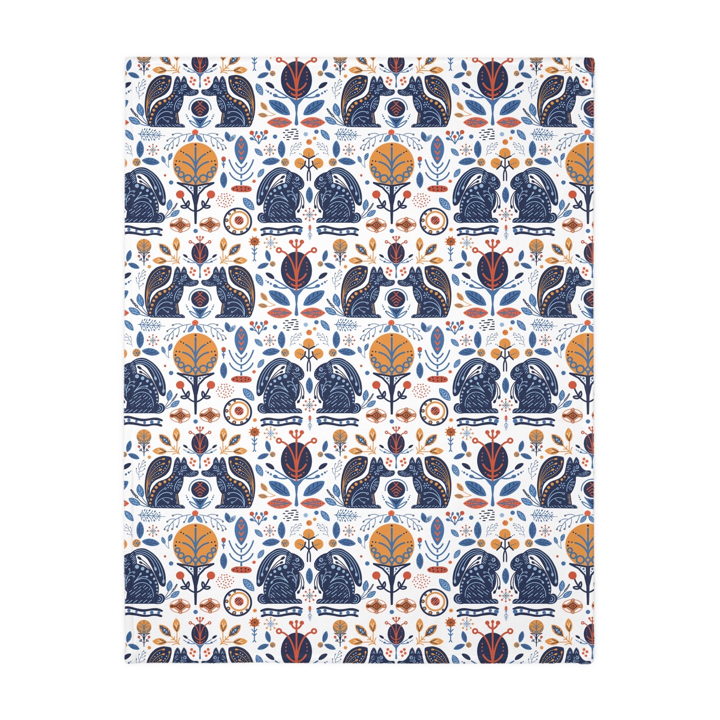 Velveteen Minky Blanket (Two-sided print)