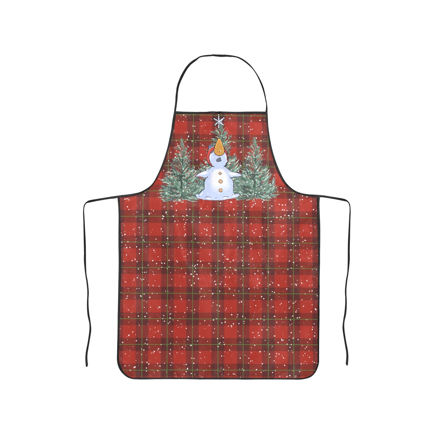 Snowman Apron with Pocket