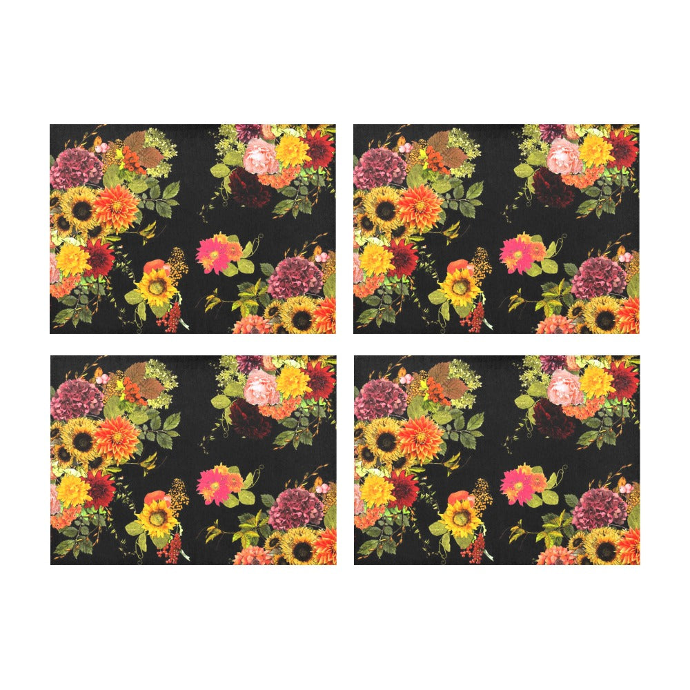 Autumn Fresco Placemats Placemat 14’’ x 19’’ (Four Pieces)