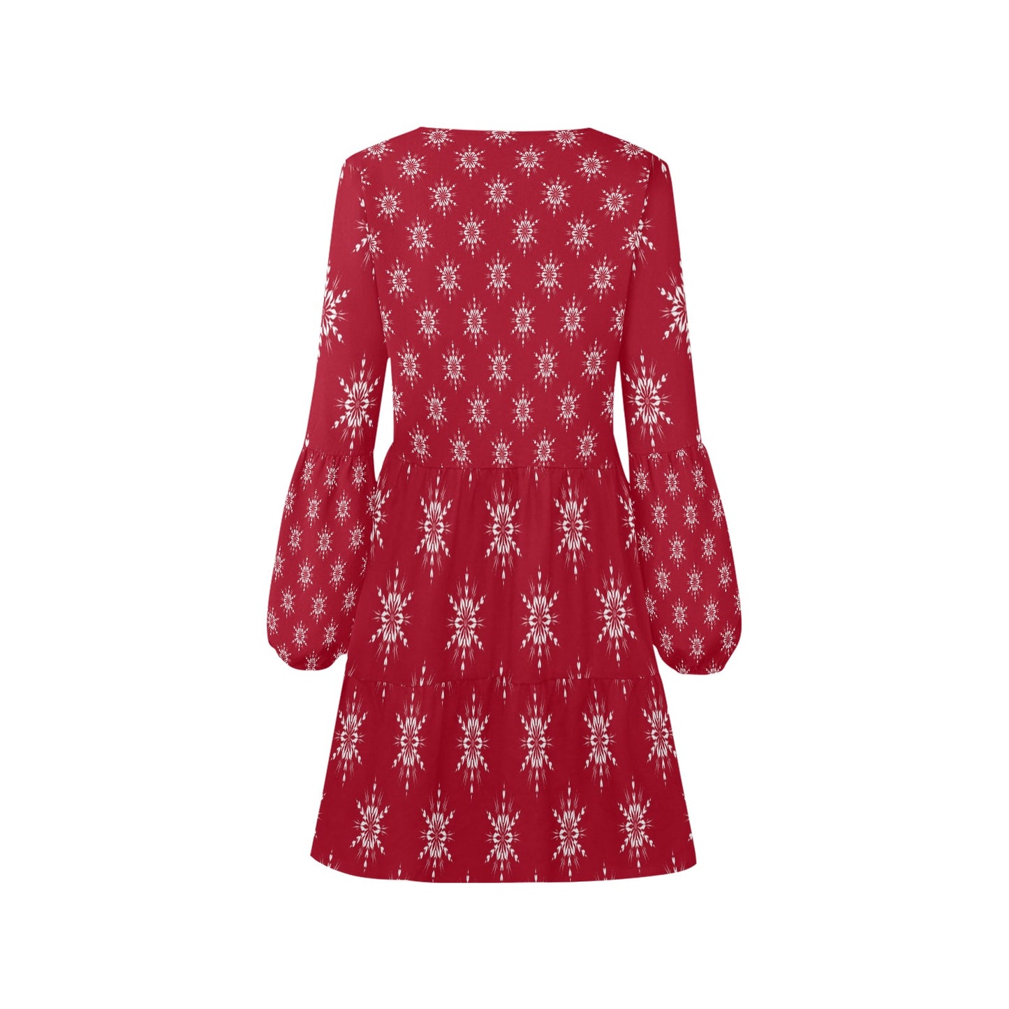 Red Snowflake Dress