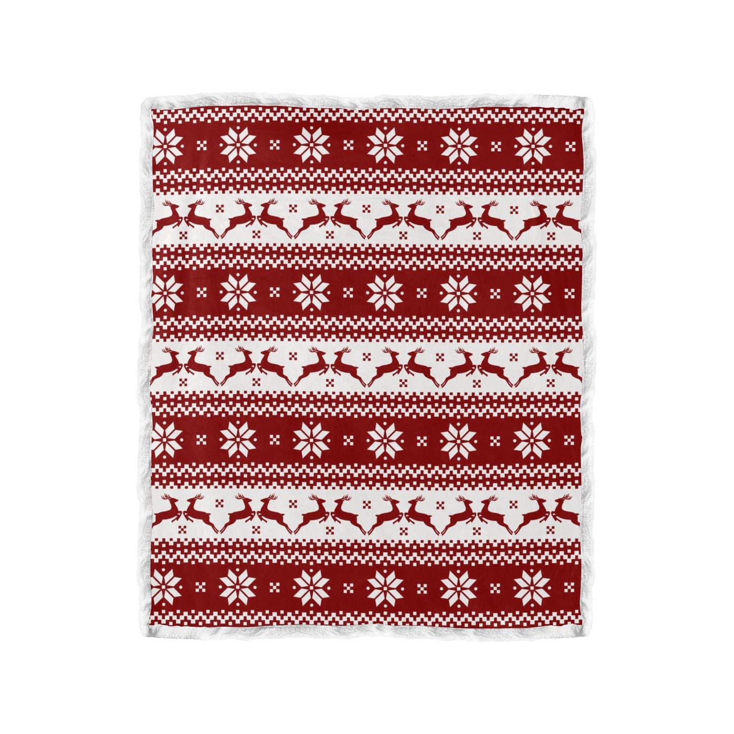 Scandi Christmas Plush Blanket 50"x60"