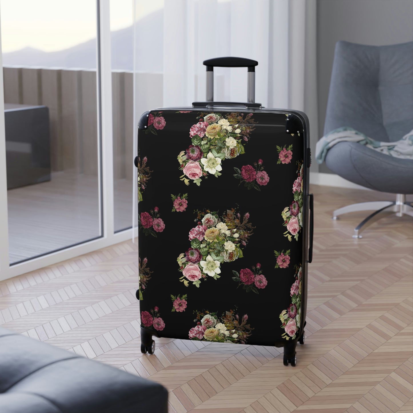 Winter Rose Suitcases