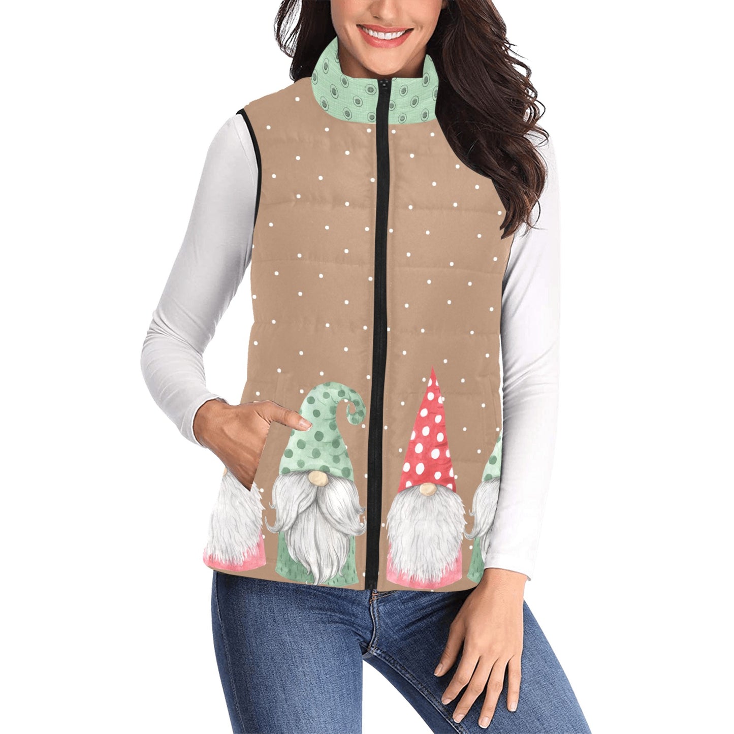 Gnome Women's Quilted Vest