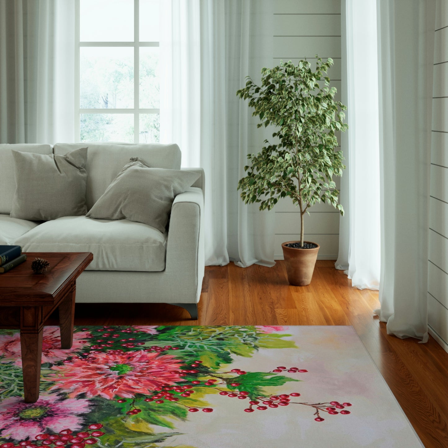 Bursting Blooms Dornier Rug