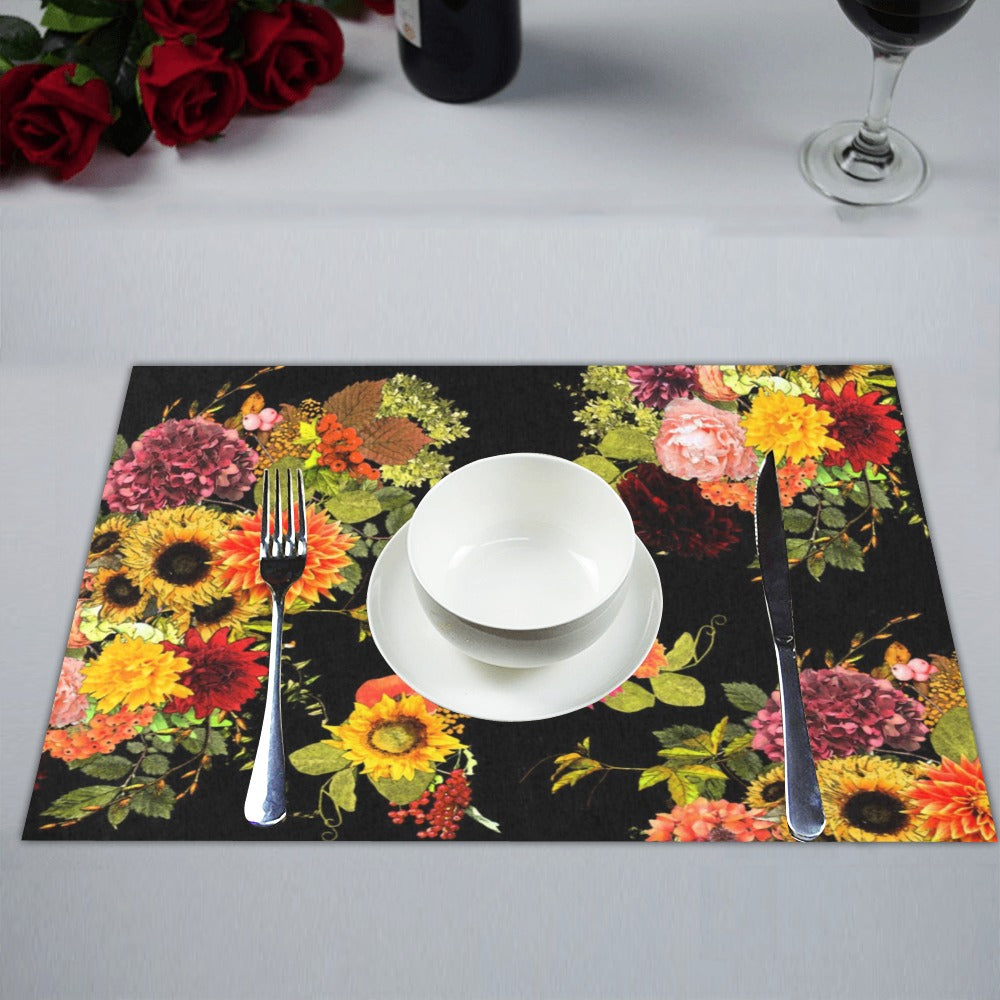 Autumn Fresco Placemats Placemat 14’’ x 19’’ (Four Pieces)