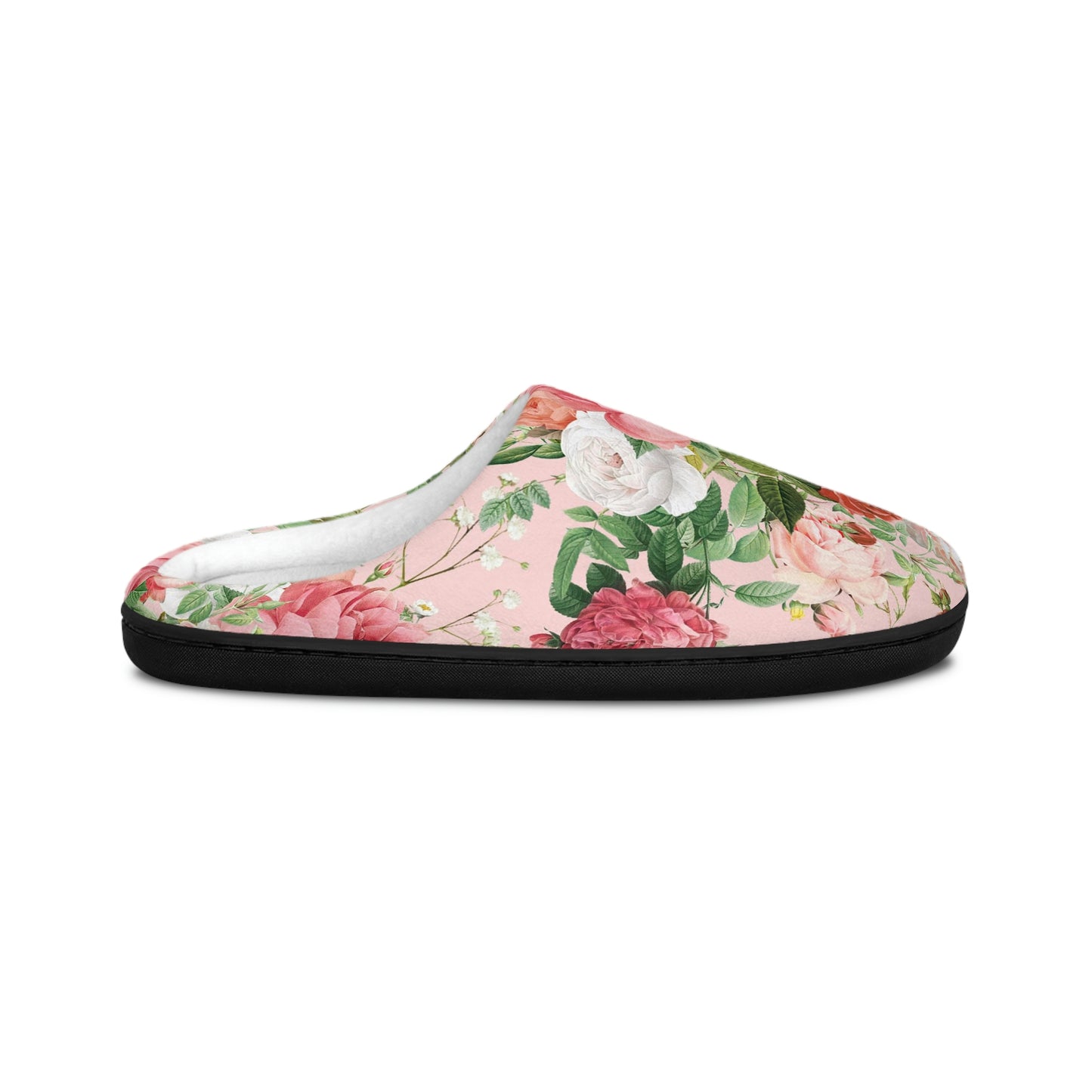 Vintage Peach Floral Women's Slippers