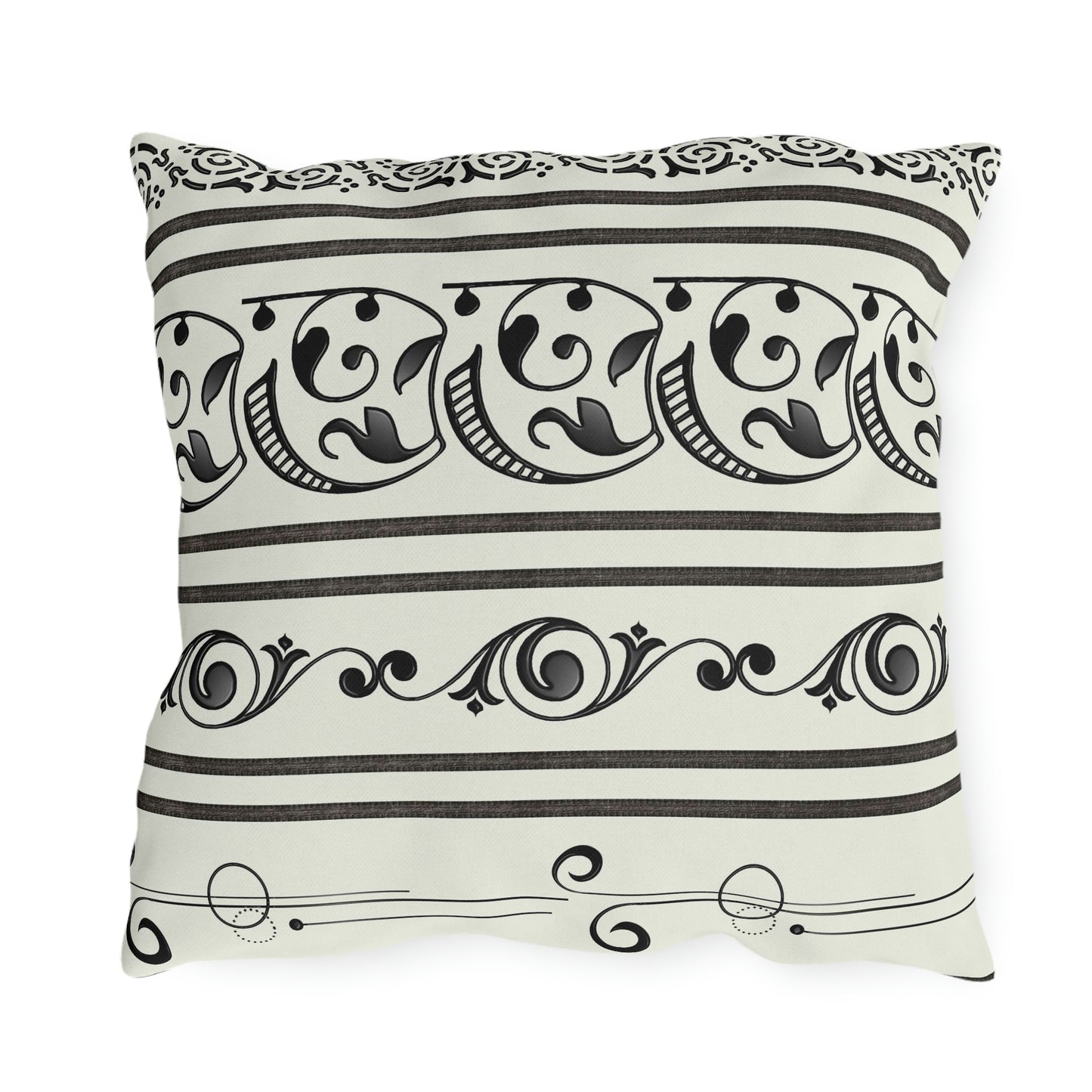 Graphic Stripe Outdoor Pillows