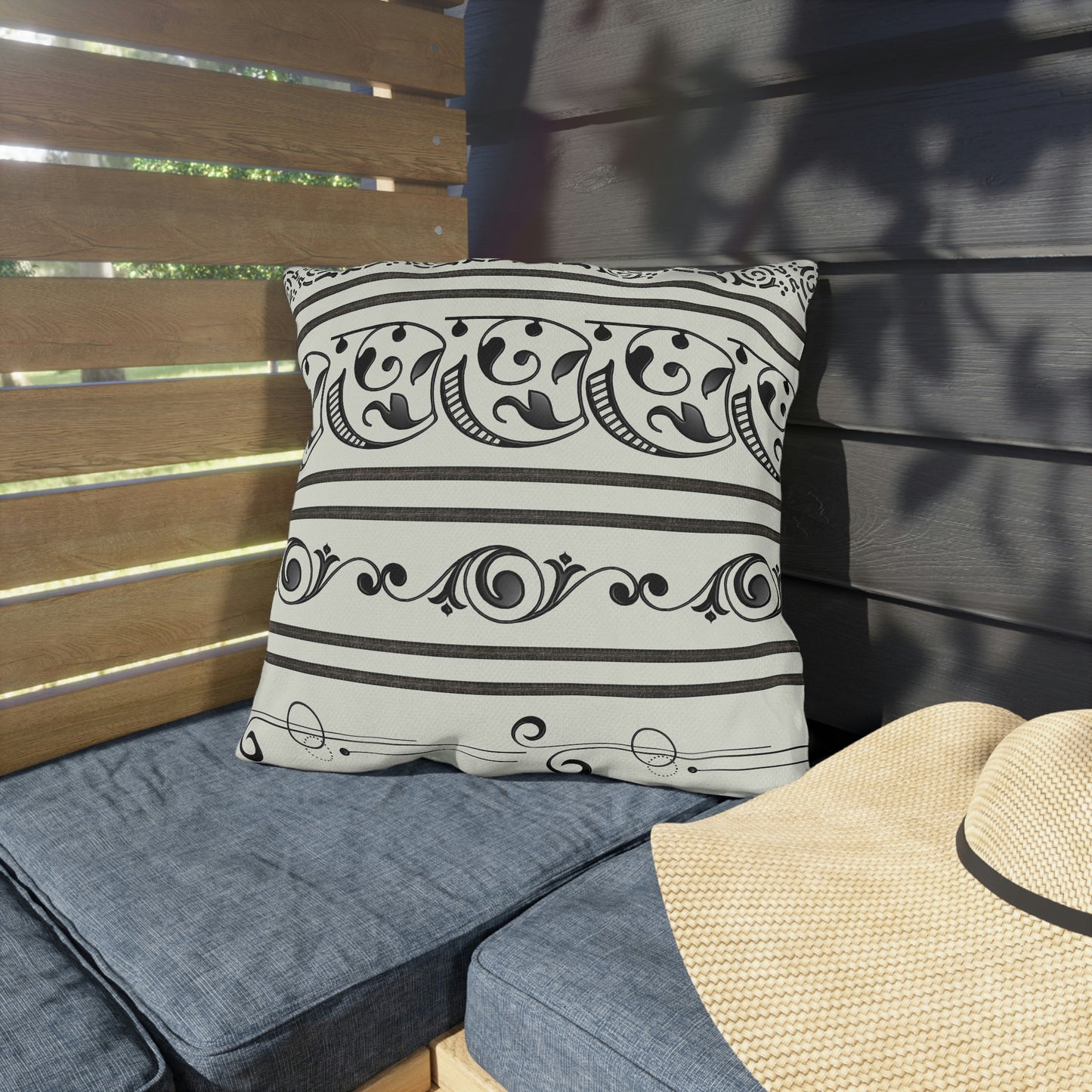 Graphic Stripe Outdoor Pillows