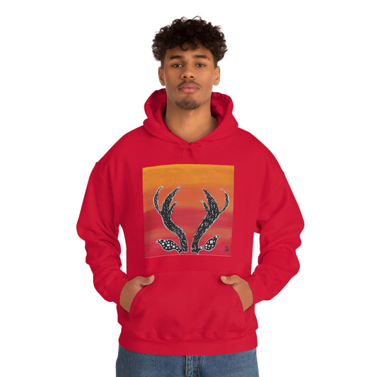 Antlers Hooded Sweatshirt