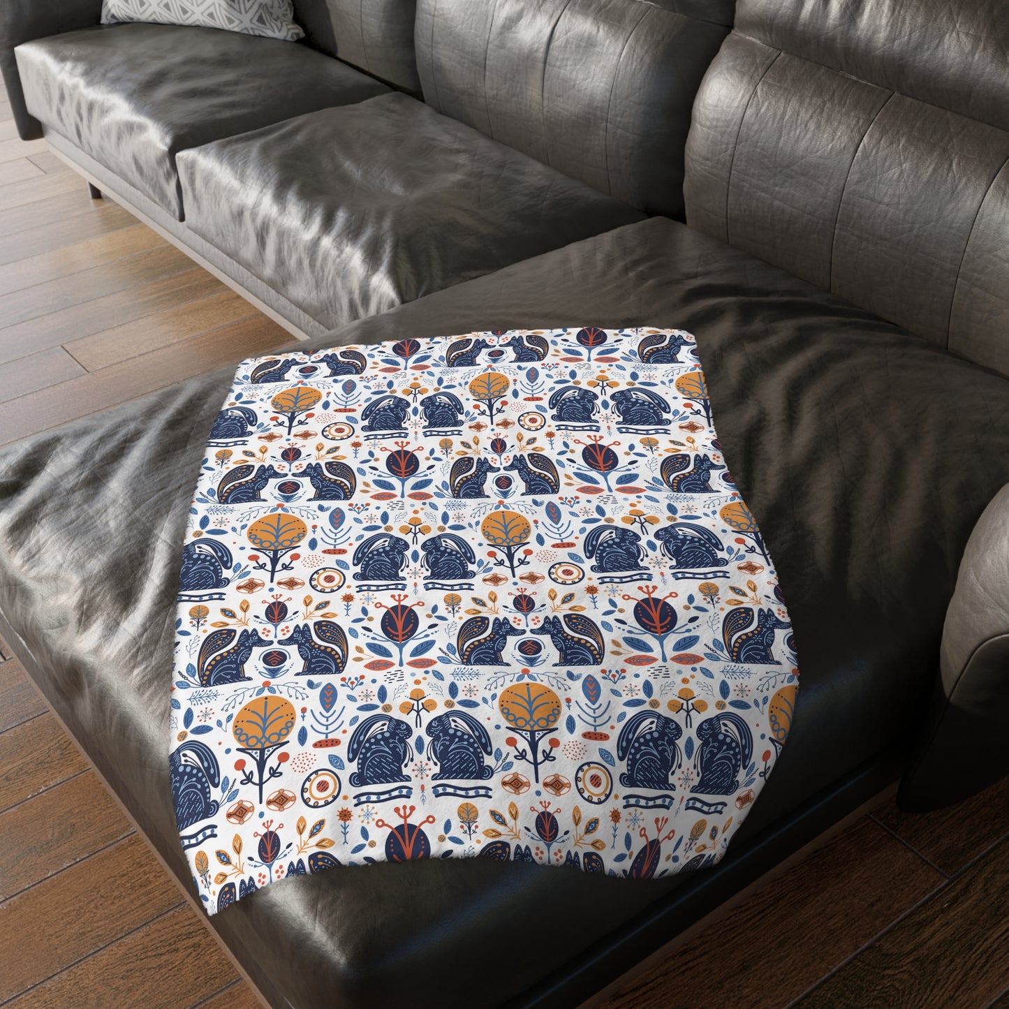 Velveteen Minky Blanket (Two-sided print)